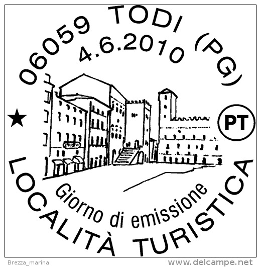 Nuovo - ITALIA - 2010 - Turismo - 0,60 € • Todi - 2001-10: Mint/hinged