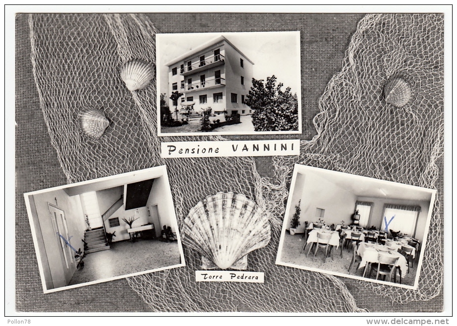 PENSIONE VANNINI - TORRE PEDRERA - RIMINI - 1968 - Rimini