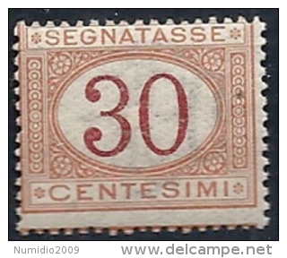 1890-94 REGNO SEGNATASSE 30 CENT MNH ** - RR11671-7 - Postage Due