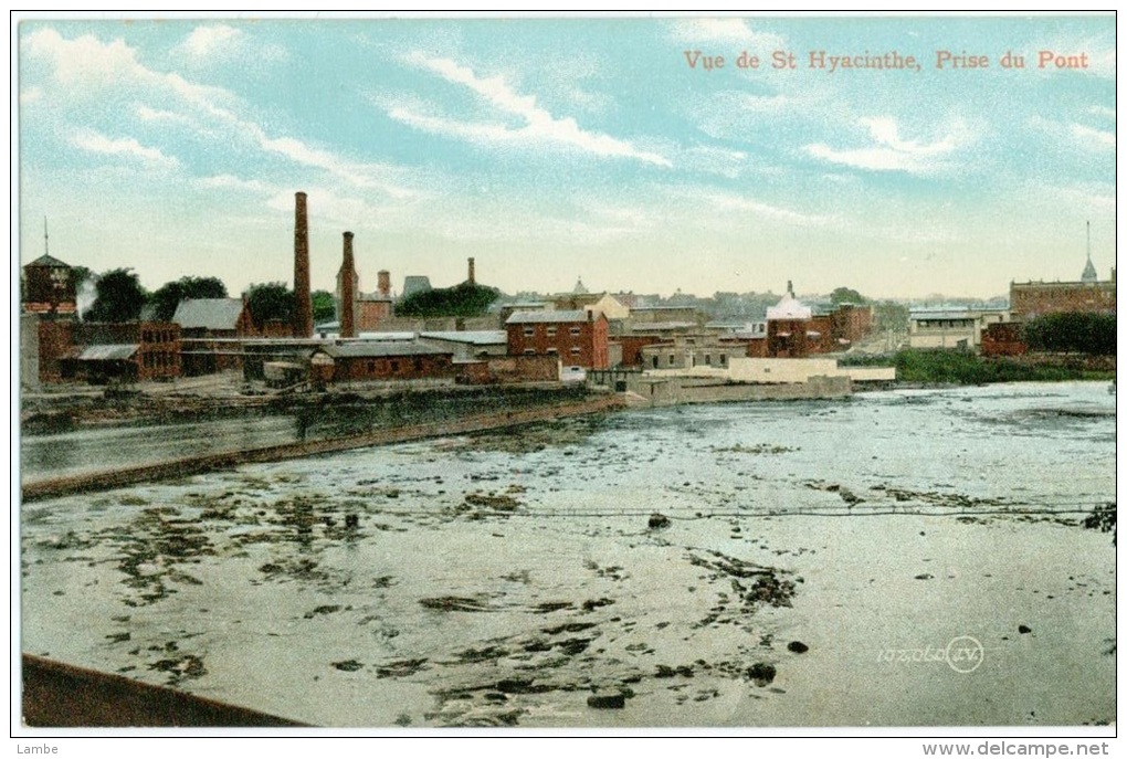 ST. HYACINTHE - Vue Prise Du Pont - St. Hyacinthe