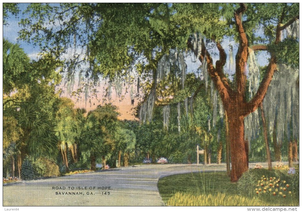 (202) Very Old Postcard - Carte Ancienne - USA - Savannah - Savannah