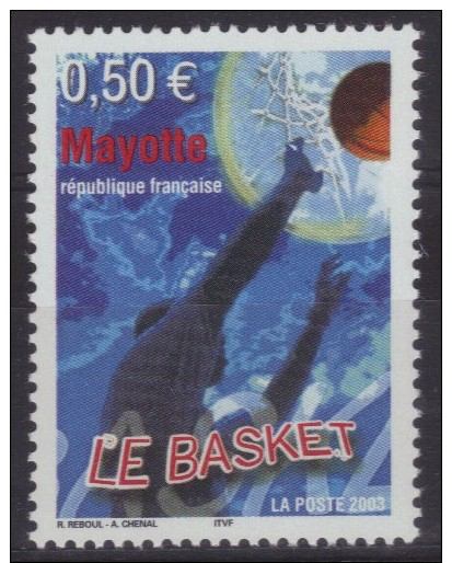 Mayotte N° 148 Neuf ** - Sports - Basket-ball - Otros & Sin Clasificación