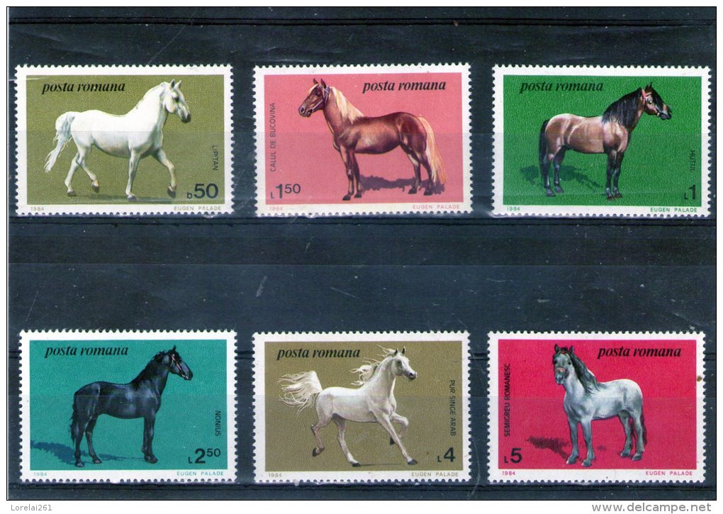 1984 - Races De Chevaux Mi 4077/4082 Et Yv 3528/3533 MNH - Unused Stamps