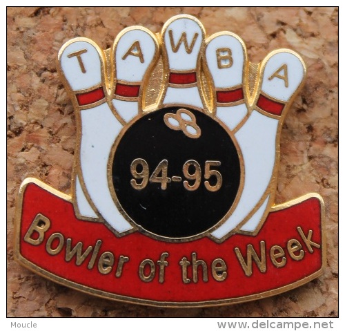 TAWBA - 94/95 - BOWLER OF THE WEEK - BOWLING - BOULE -  QUILLES      -    (5) - Bowling