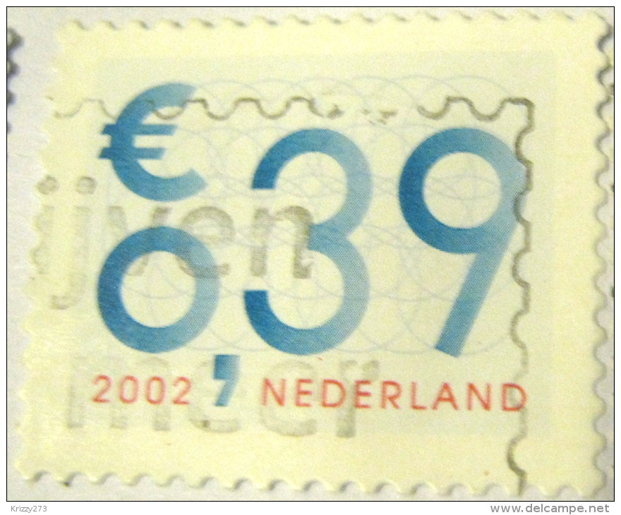 Netherlands 2002 Business Stamp 39c - Used - Usati