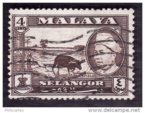 SELANGOR (MALAISIE) 1957  -  YT  81 - Oblitéré - Selangor