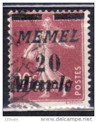 Memel 1922 Mi 109, Gestempelt [180513L] @ - Memelgebiet 1923