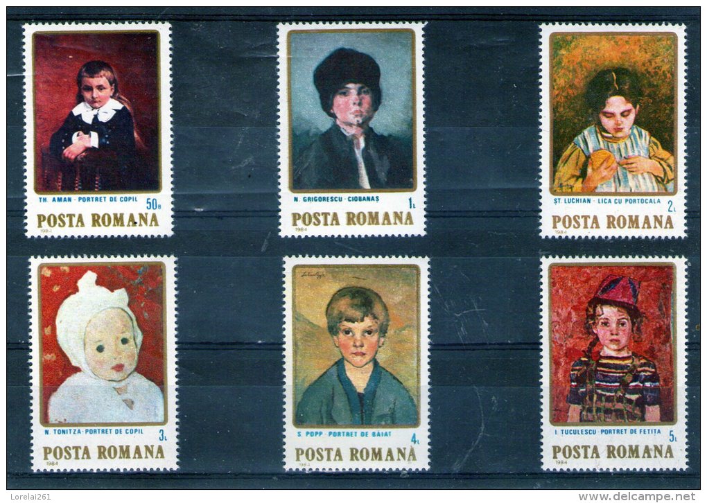 1984 - Portraits D Enfants Mi 4096/4101 Et Yv 3535/3540 MNH - Ungebraucht