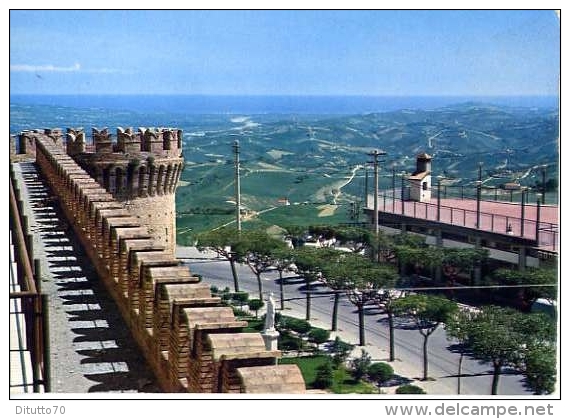 Cellino Attanasio - Teramo - Panorama Con Vista Del Mare - Formato Grande Viaggiata - Teramo