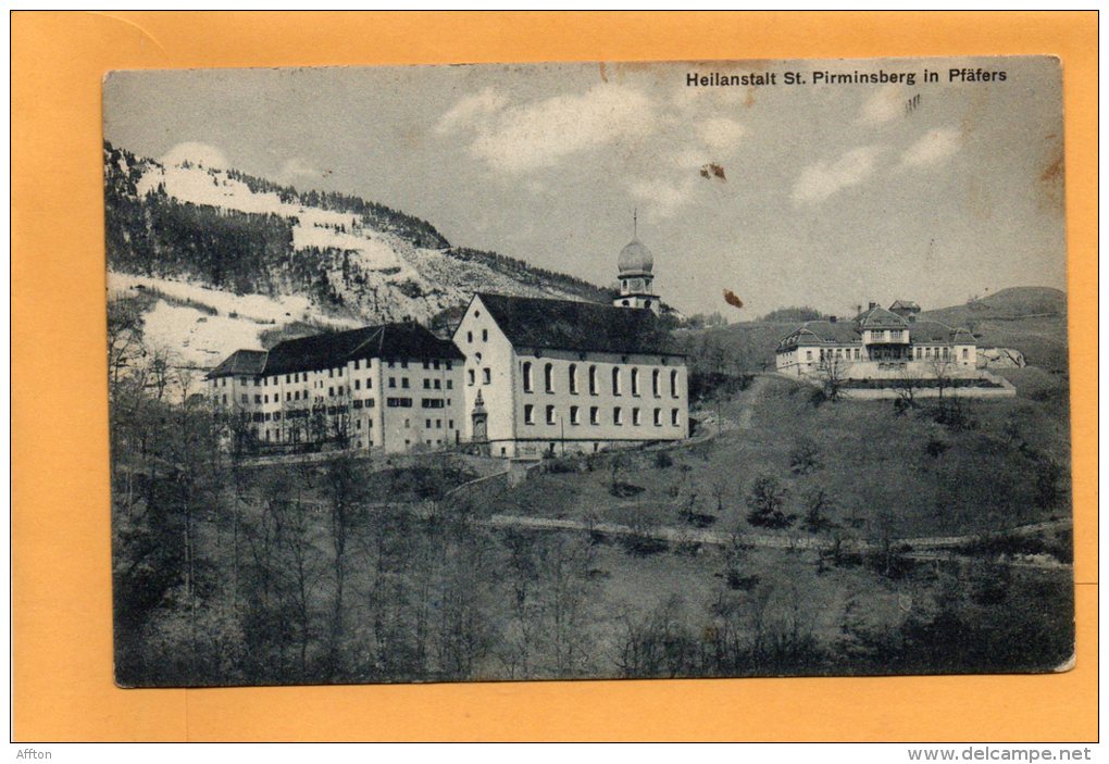 Hellanstalt St Pirminsberg Bei Pfafers 1910 Postcards - Pfäfers