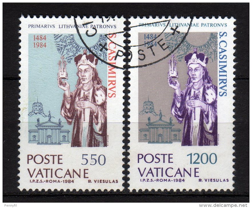 VATICANO - 1984 YT 749+750 USED - Used Stamps