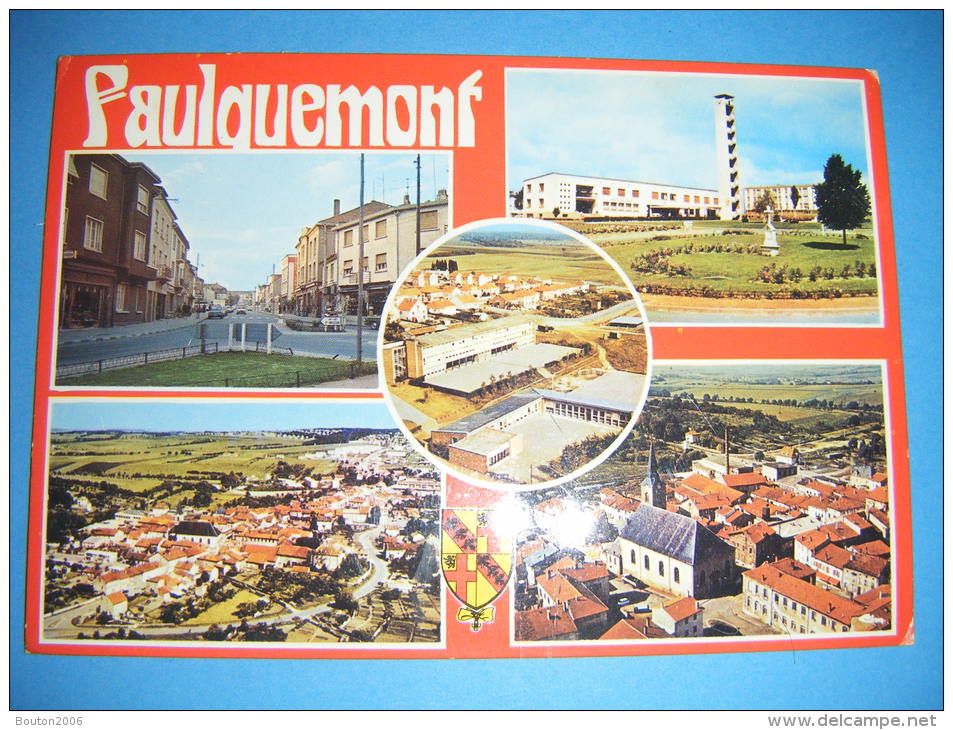 Faulquemont - Multi Vues - Rue De Metz - Groupe Scolaire - Hotel De Ville - Eglise - Faulquemont