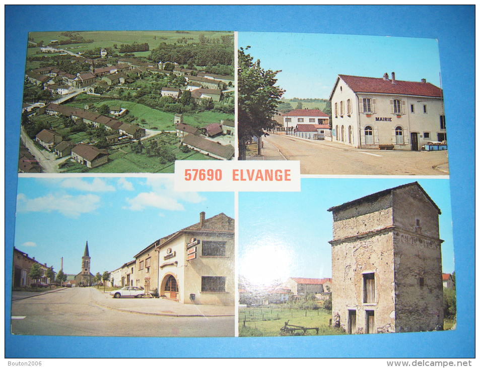 Elvange - Multi Vues - Vue Aerienne - Mairie - Eglise - Faulquemont