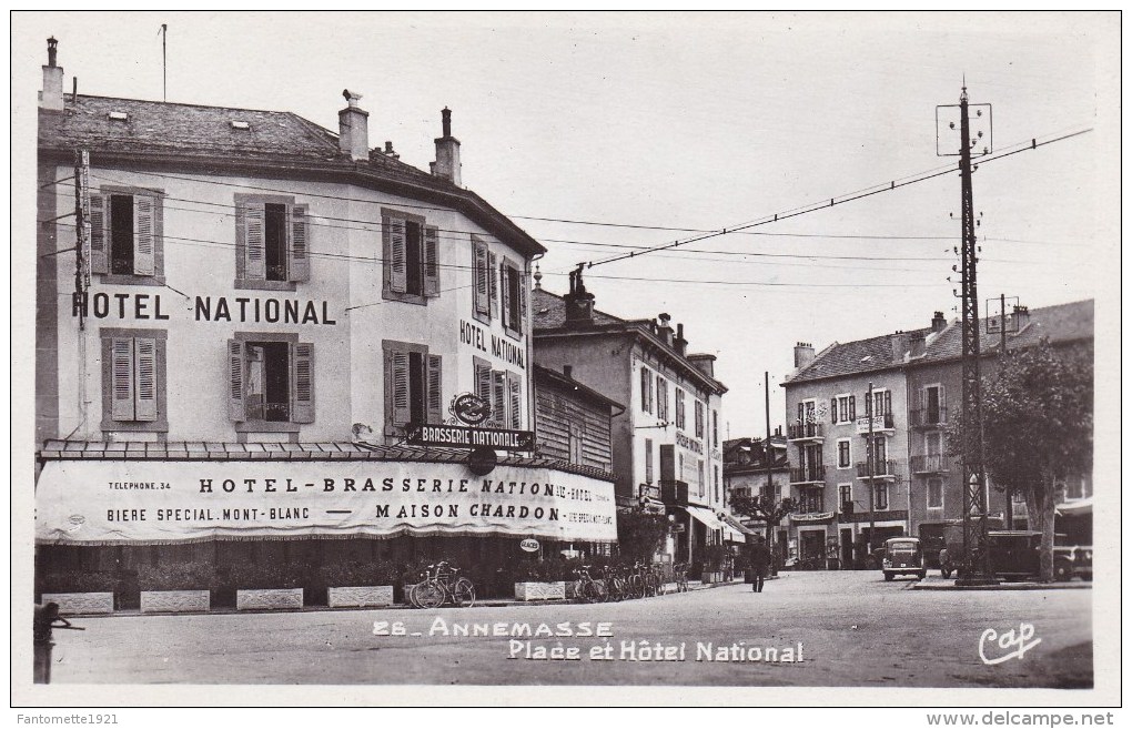 ANNEMASSE PLACE ET HOTEL NATIONAL.(dil9) - Annemasse