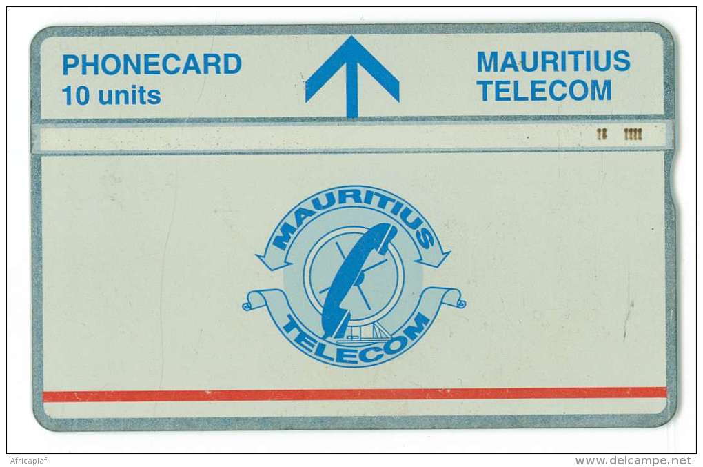 MAURICE Ref MV Cards MAU-21C 10 U CN: 605A Tirage 10 000ex Rare - Mauritius