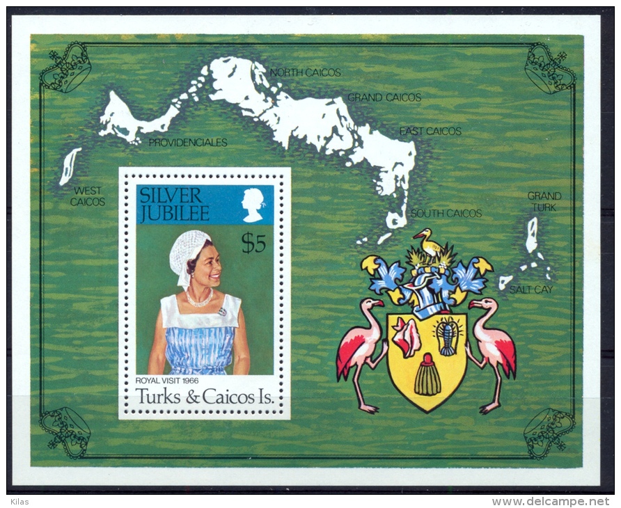 TURKS & CAICOS ISLANDS  Queen Elizabeth II - Turks E Caicos