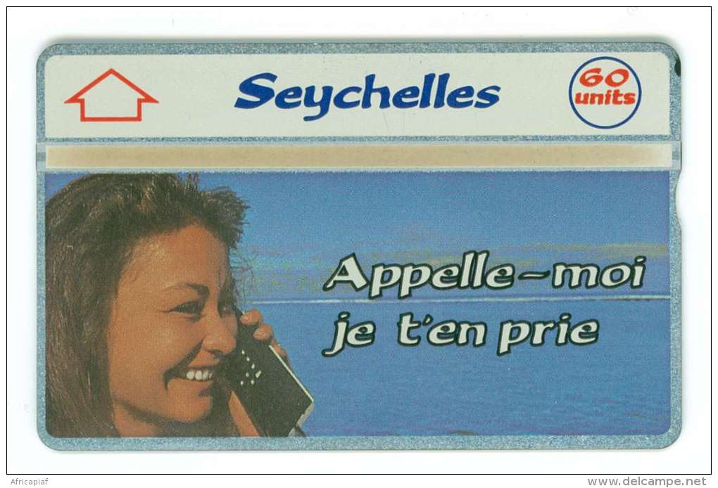 SEYCHELLES Ref MV Cards: SEY-13 NEUF 60U Please, Call Me! CN: 109C 8000 Ex. Rare - Seychelles