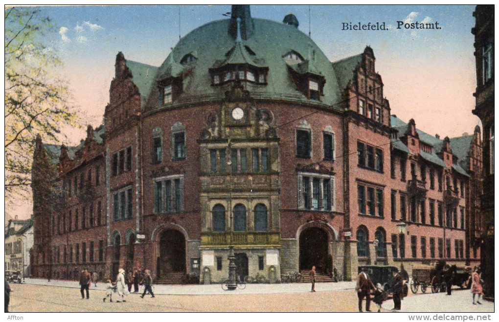 Bielefeld Postamt Old Postcard - Bielefeld