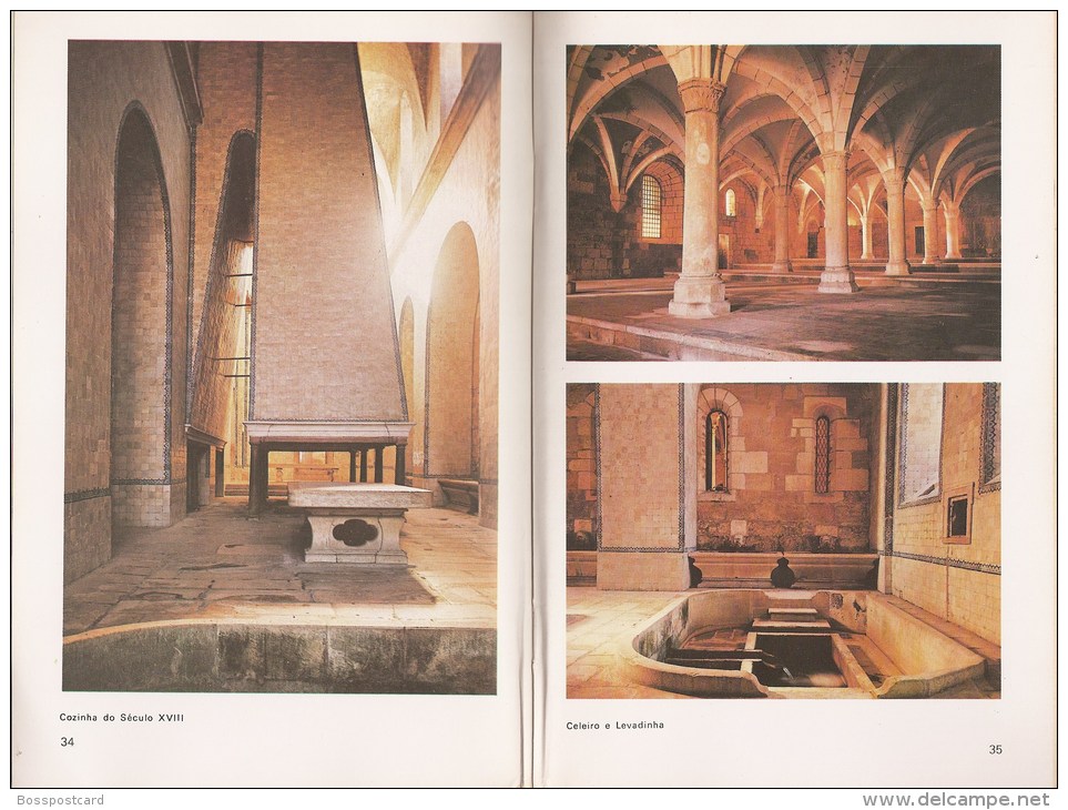 Alcobaça - "Mosteiro De Alcobaça" - Carlos Vitorino Da Silva Barros - 1972 (4 Scans) - Livres Anciens