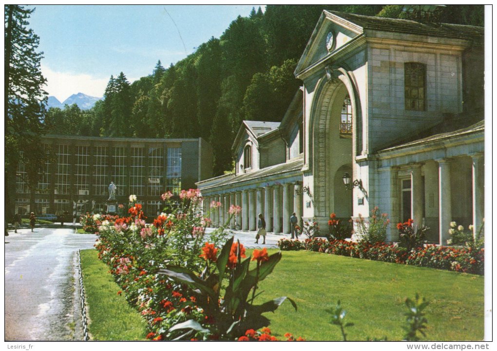 CP - PHOTO - LUCHON - L'ETABLISSEMENT THERMAL ET LE VAPORARIUM - 9361 - LARREY - Luchon