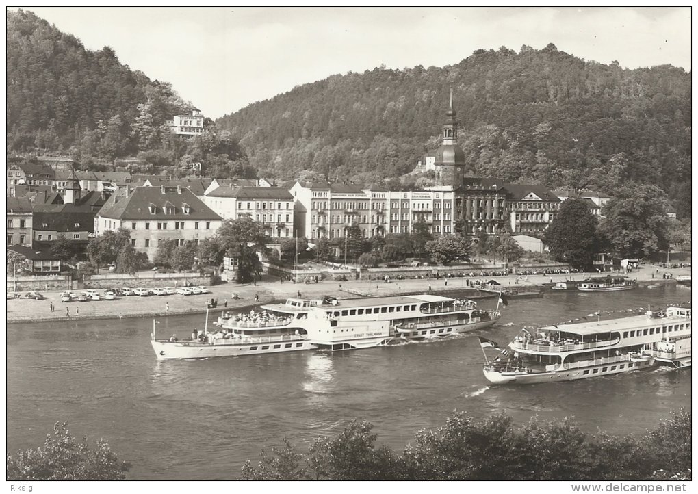 Sächs.Schweiz  Bad Schandau    Mit  Stempel   Ms. Karl Marx  A-2001 - Bad Schandau