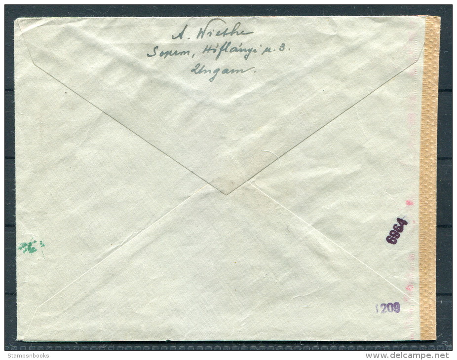 1941 Hungary Sopron German OKW Censor Brief - Wien Austria Deutsches Reich - Briefe U. Dokumente