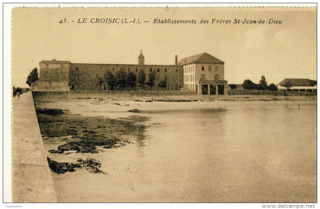 CP, 44, Le Croisic, Etablissements Des Frères St-Jean-de-Dieu, Dos Simple,, Vierge - Le Croisic