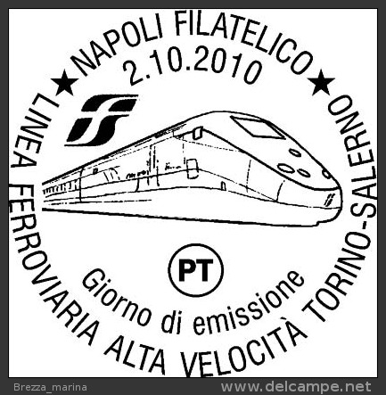 NUOVO - ITALIA - 2010  MNT - BF - Linea Ferroviaria Ad Alta Velocità Torino-Salerno - 0,60 € • - Blocks & Kleinbögen