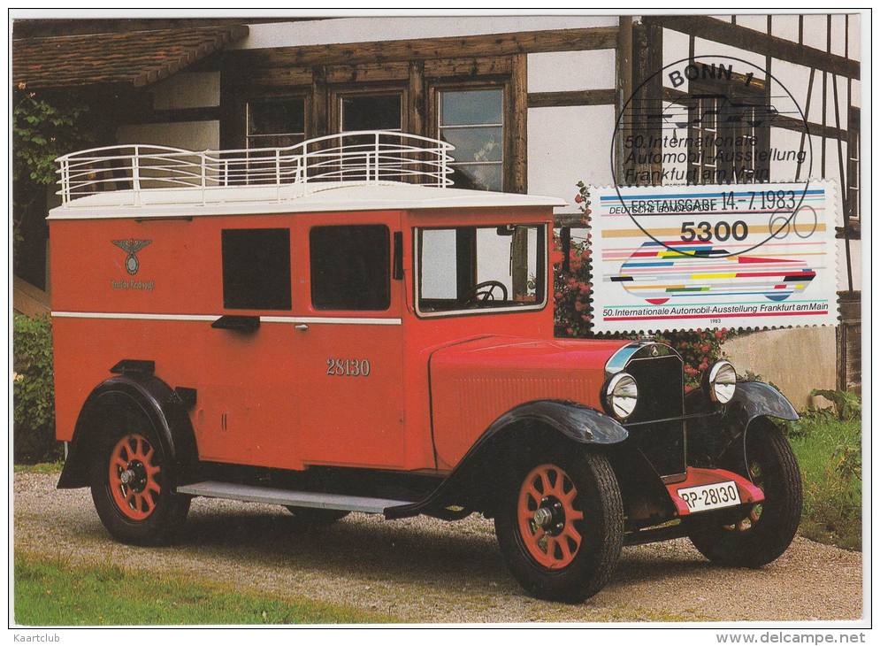 LANDKRAFTWAGEN Der Deutschen Reichspost (1936) Motor Car / Camionette Postale - Germany / Deutschland - TRUCK/LKW/CAMION - Trucks, Vans &  Lorries