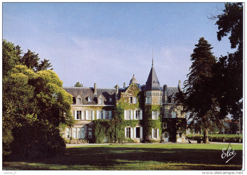 CP - PHOTO - LES BEAUX CHATEAUX DU MEDOC - 822 - MARGAUC - LE CHATEAU LASCOMBE - M. LICHINE- L. CHATAGNEAU - Margaux