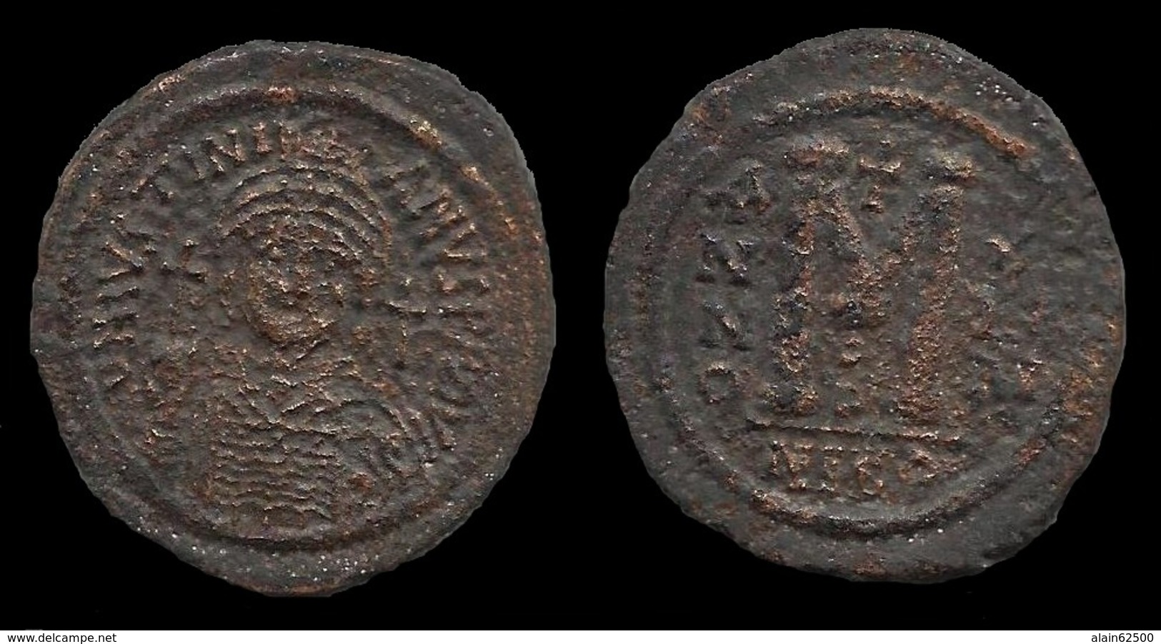 EMPIRE BYZANTIN . JUSTIN I . FOLLIS . 527 à 565 . - Byzantium