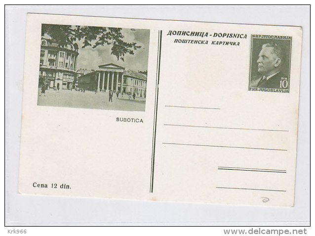 YUGOSLAVIA,postal Stationery ,SUBOTICA - Sonstige & Ohne Zuordnung