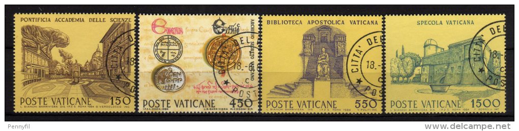 VATICANO - 1984 YT 751/754 USED CPL - Used Stamps