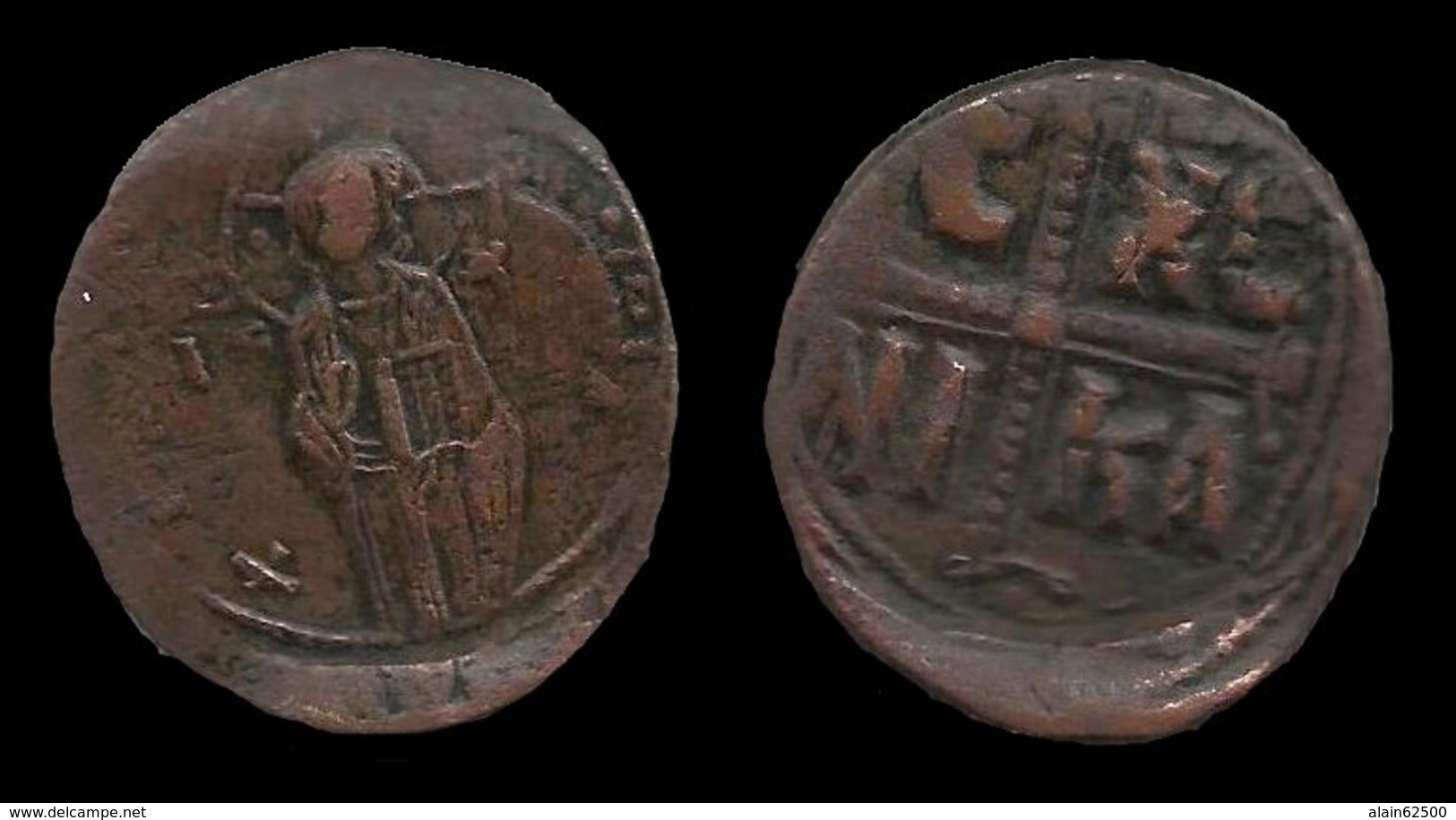 EMPIRE  BYZANTIN. MICHEL IV LE PAPHLAGONIEN . FOLLIS  .  1034 à 1041 . - Byzantines