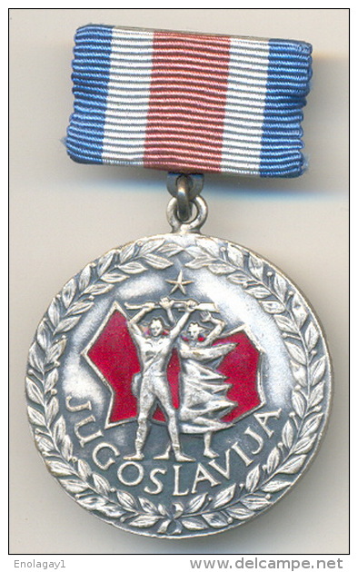 Yugoslavia - Commemorative Medal For WWII (1941-1945) For Foreign Participants - Other & Unclassified