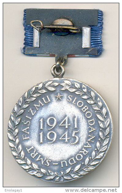 Yugoslavia - Commemorative Medal For WWII (1941-1945) For Foreign Participants - Other & Unclassified