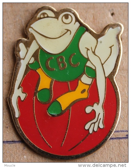 CBC - CAROUGE BASKET CLUB  - GENEVE - SUISSE - GRENOUILLE - BALLON - FROG - FROSCH - RANA - GENF - GENEVA       -   (5) - Basketball