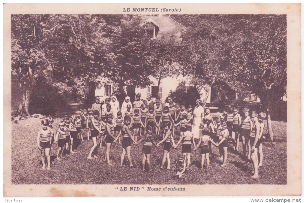 73 LE MONTCEL, "Le Nid" Home D'enfants, Groupe De Vacanciers - Autres & Non Classés