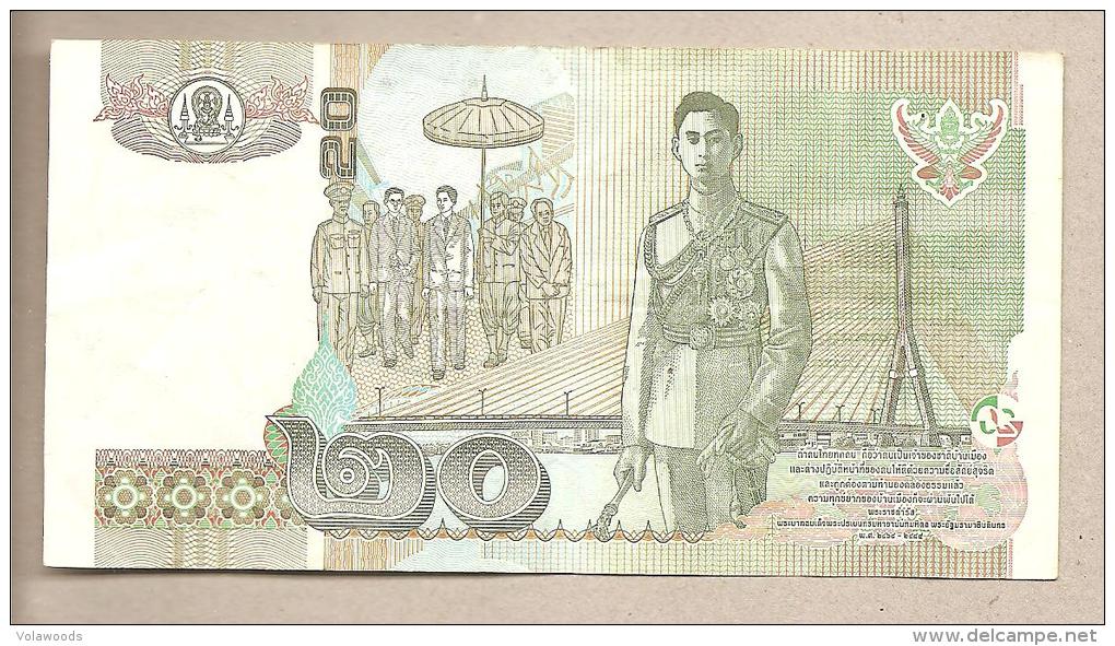 Thailandia - Banconota Circolata Da 20 Baht P-109a.7 - 2003 #18 - Tailandia