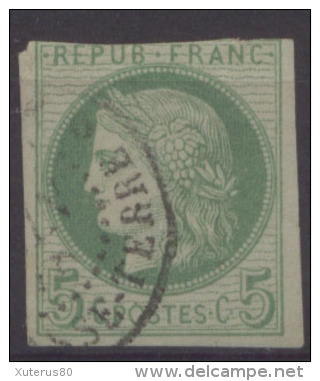 #43# COLONIES GENERALES N° 17 Oblitéré Basse-Terre (Guadeloupe) - Ceres