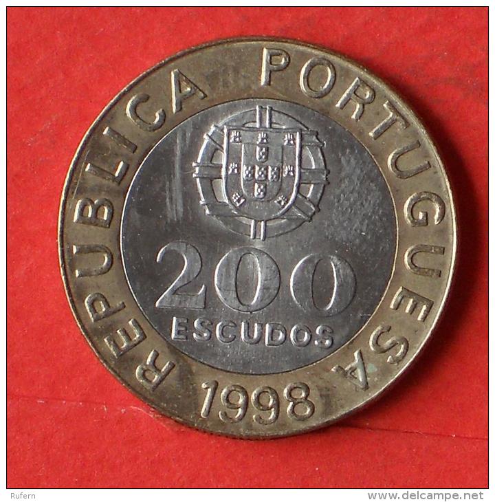 PORTUGAL  200  ESCUDOS  1998   KM# 655  -    (Nº02472) - Portugal