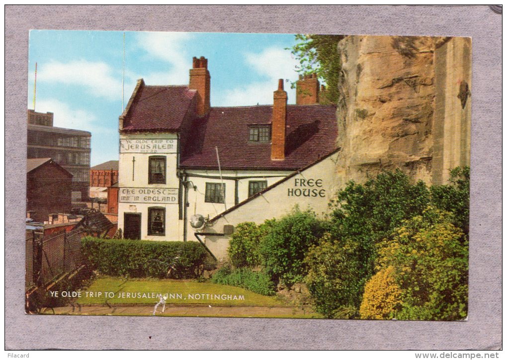 39592   Regno  Unito,  Nottingham -  Ye Olde  Trip  To  Jerusalem  Inn,   NV(scritta) - Nottingham