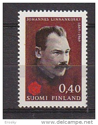 L5963 - FINLANDE FINLAND Yv N°630 ** LITTERATURE - Unused Stamps