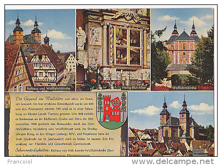 Allemagne. Bade Würtenberg.Walldürn. Carte Mosaïque. - Wertheim