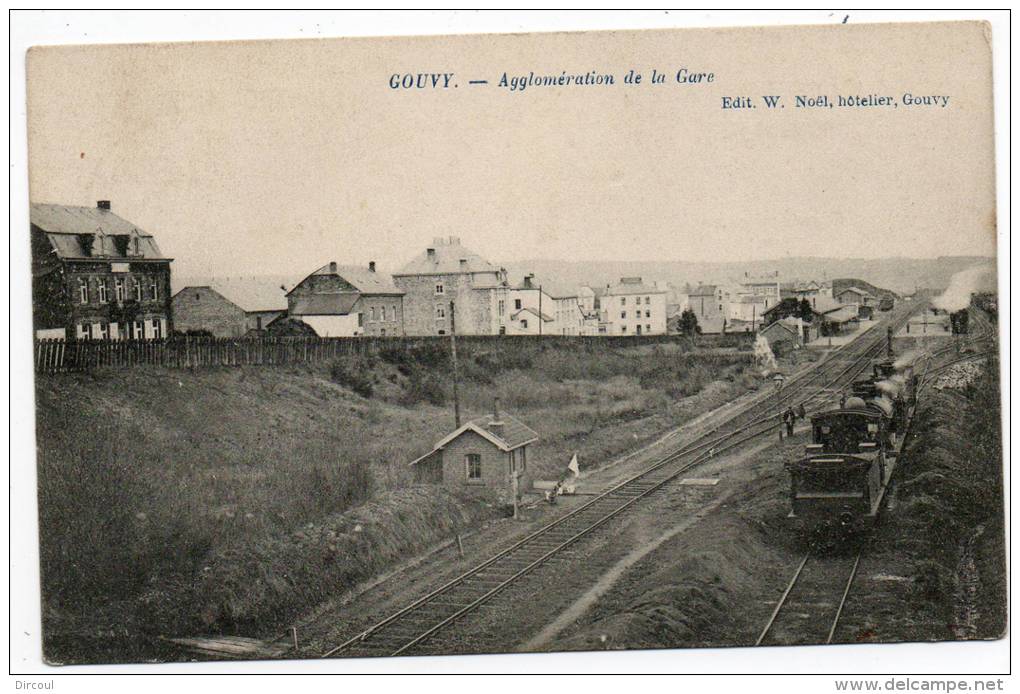 24520  -  Gouvy  Agglomération  De La  Gare  " Train " - Gouvy