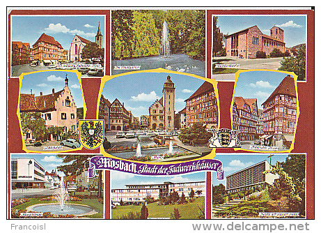 Allemagne. Bade Würtenberg. Mosbach. Carte Mosaïque. - Mosbach