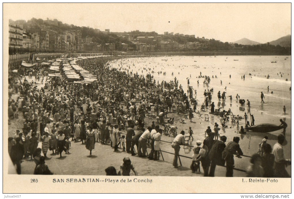 SAN SEBASTIAN (Espagne) Plage Belle Animation - Guipúzcoa (San Sebastián)