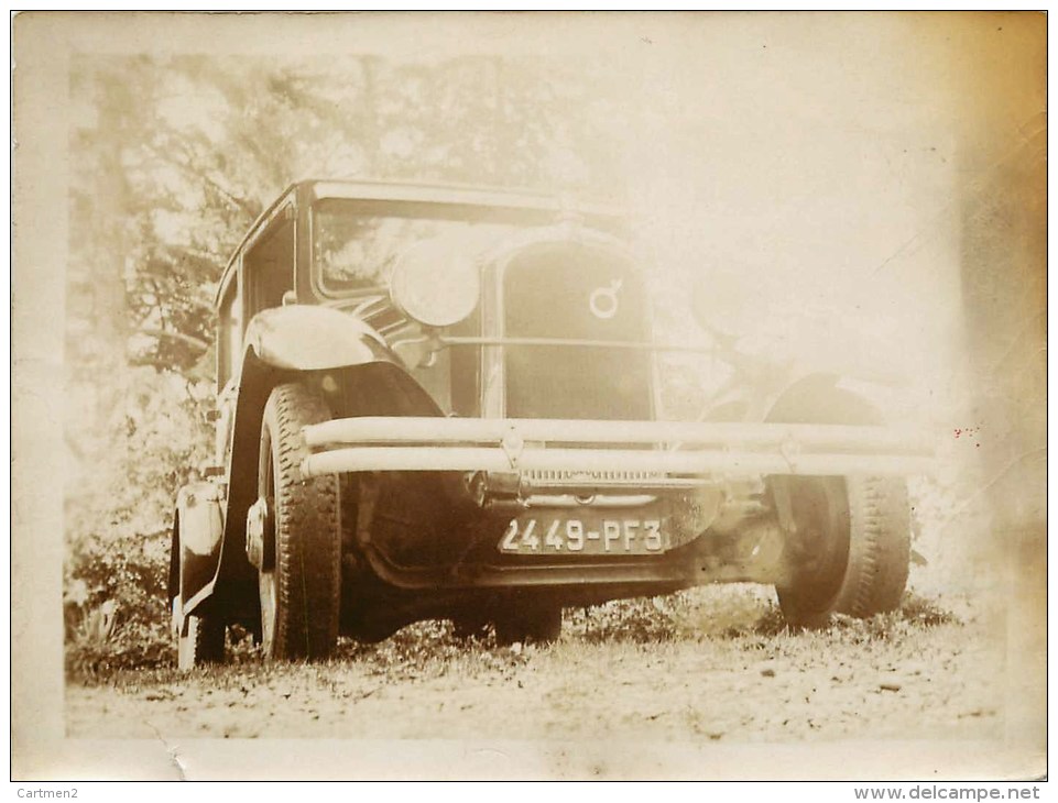 PHOTOGRAPHIE ANCIENNE : AUTOMOBILE VOITURE TACOT CAR HOTCHKISS FORD CITROËN LORRAINE-DIETRICH - Auto's