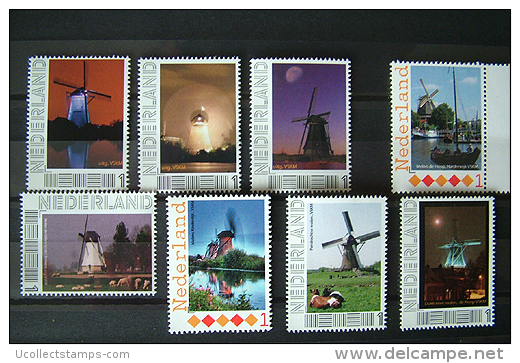 Nederland  2012   Molens 1-8   Postfris/mnh/neuf - Neufs