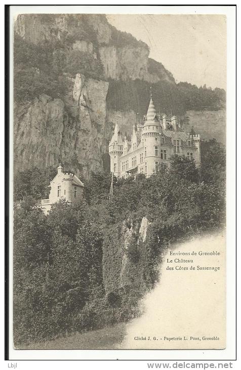 Environs De Grenoble , Le Château Des Côtes De SASSENAGE - Sassenage